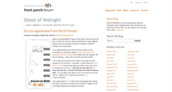 Desktop Screenshot of blog.frontporchforum.com